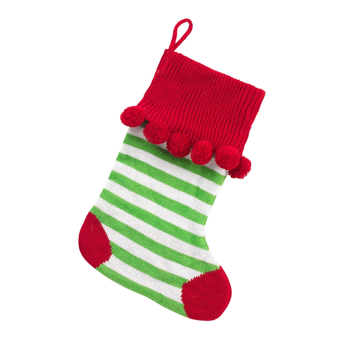 Pom Pom Christmas Stocking