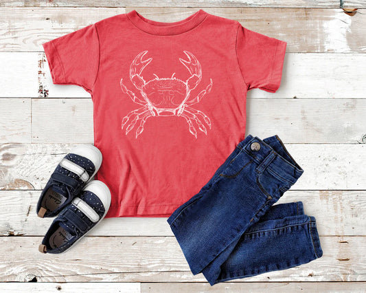 Crab Sketch Tee - Youth